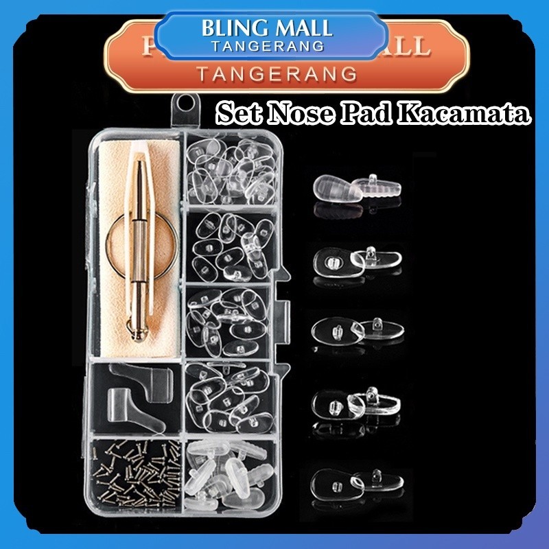 Set Nose Pad Kacamata Silikon / Glasses Nose Pad / Nose Pad Kacamata Anti Melorot