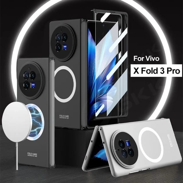 Case Vivo X Fold 3 Pro Ultra Slim Cover with Magsafe - Hitam