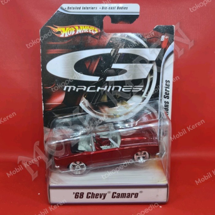 EL99 Diecast Hot Wheels 1:50 G Machines 68 Chevy Camaro Red