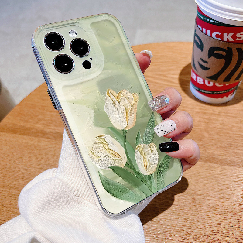 tulip kuning Silikon Soft Case Redmi F7 M7 Plus C75 C85 15T Pro 1 15C Note 14 Pro Plus A5 13x A5 C71