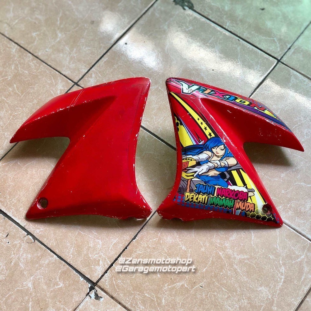 Sayap Tangki Yamaha Vixion Old 3C1 Sepasang Ori Copotan