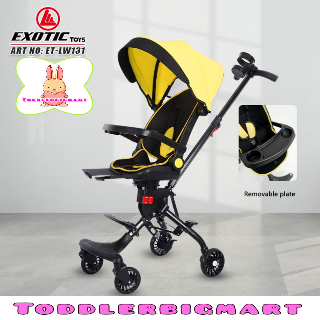 Magic Stroller Kereta Dorong Exotic LW 131 Stroler Hadap Depan Belakang 3 Posisi Duduk