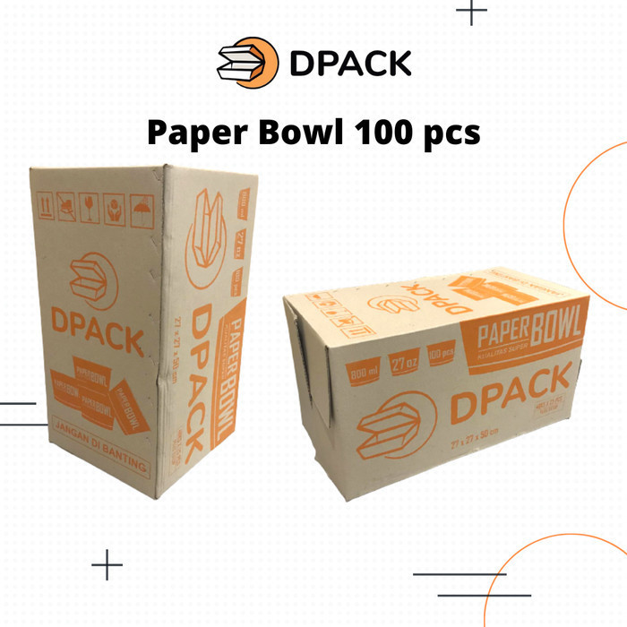 

Extra Kardus Box Tambahan Packaging Paper Bowl 800 Ml (50 pcs&100 pcs) - 100