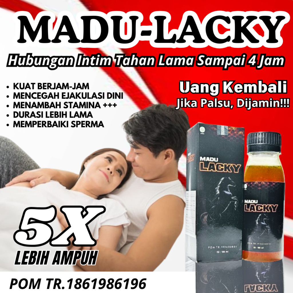 

Madu Lacky Original UNTUK Mr.P Susah Bangun Herbal Alami Madu Kuat Pria Asli Halal