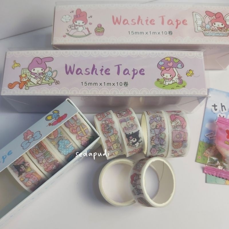 

satuan - washi tapes sanrio glittery random