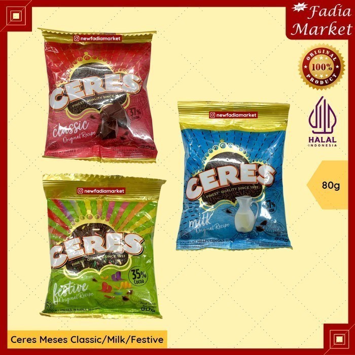 

Ceres Meses Classic Milk Susu Festive Taburan Roti 80g - Classic - TTA