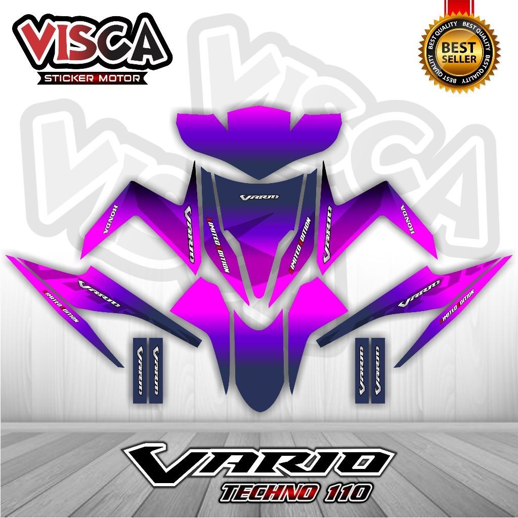 Decal Vario 110 Techno Full Body Stiker Vario 110 Techno Full Body Striping Vario 110 Techno Variasi
