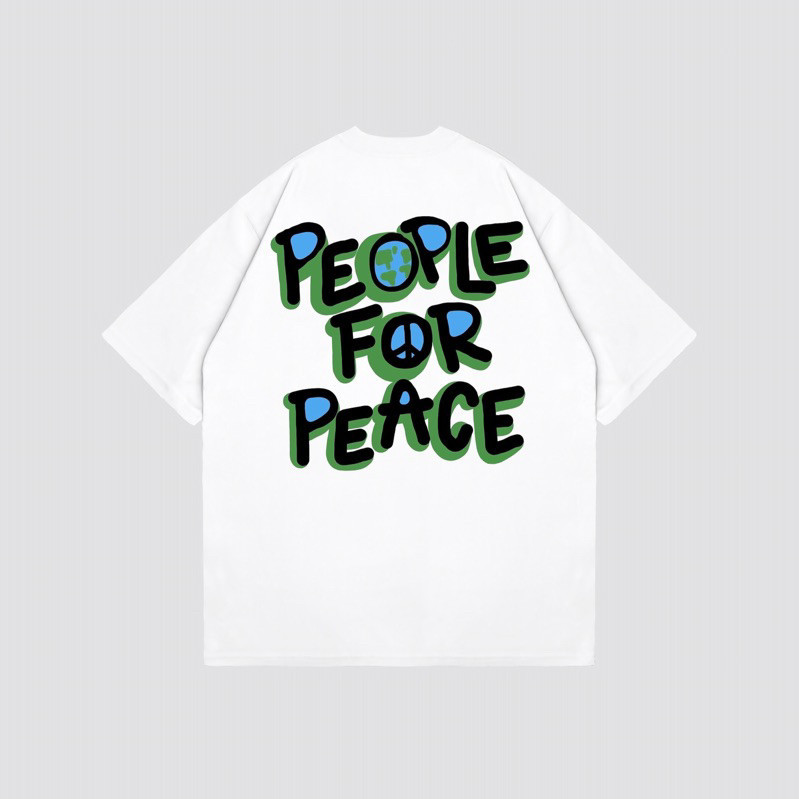 ETHEREAL - Tshirt Oversized Pria Wanita Distro People For Peace