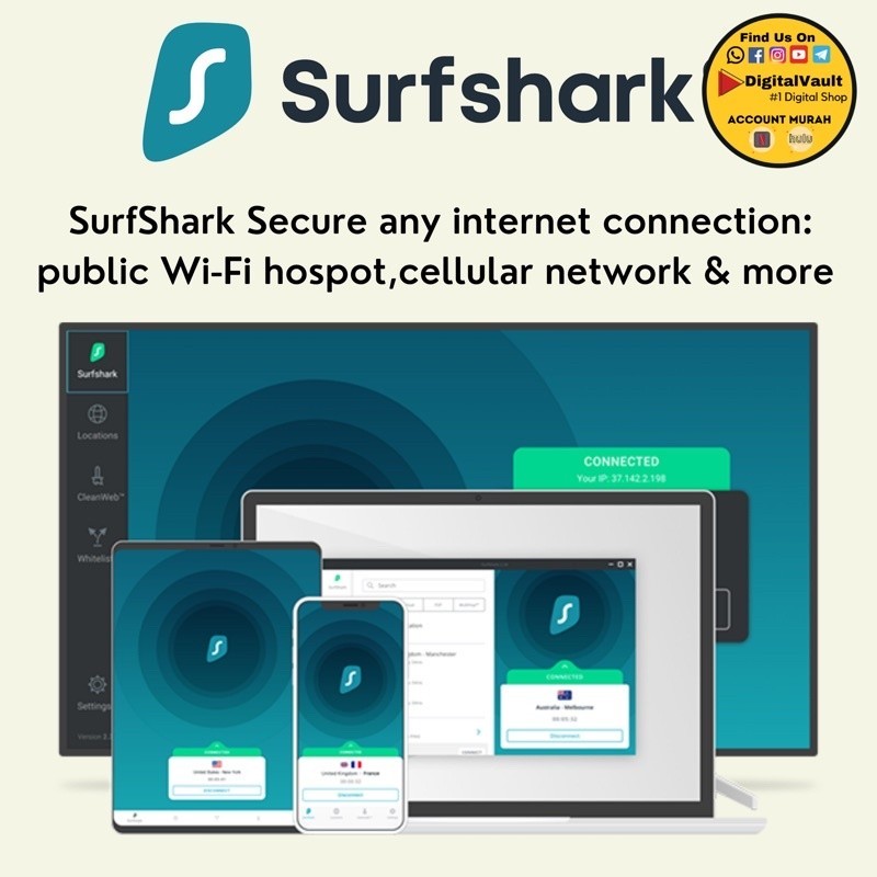 [𝗔𝘂𝘁𝗼𝗞𝗶𝗿𝗶𝗺1𝗗𝗲𝘁𝗶𝗸-𝗚𝗮𝗿𝗮𝗻𝘀𝗶3𝗕𝘂𝗹𝗮𝗻] Surfshark VPN Premium Account Original Surfshark ⚡𝗙𝗹𝗮𝘀𝗵𝗗𝗲𝗹𝗶𝘃𝗲𝗿𝘆⚡