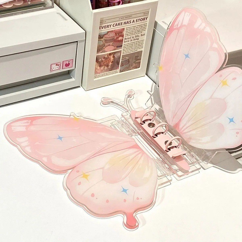 

DIY Butterfly Collector Book Kpop Photocard Holder Kpop Photo Album Binder Cards Album Picture Display Protector