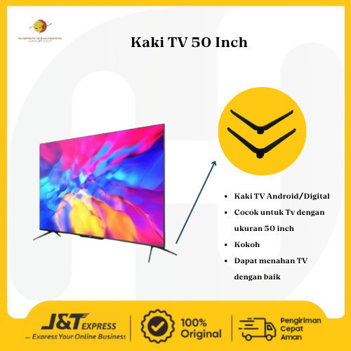 Stand Kaki TV LED Android TV 50 Inch