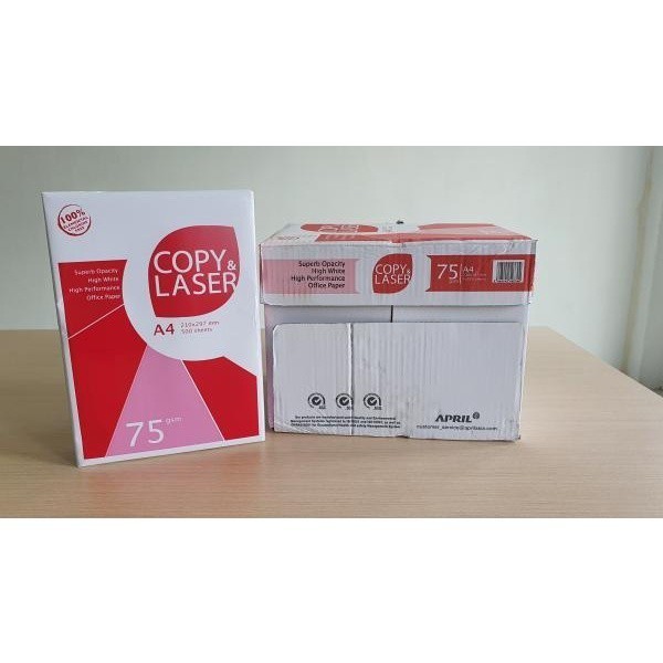 

Copy & Laser | Kertas HVS 1 Rim | A4 | 75 gsm