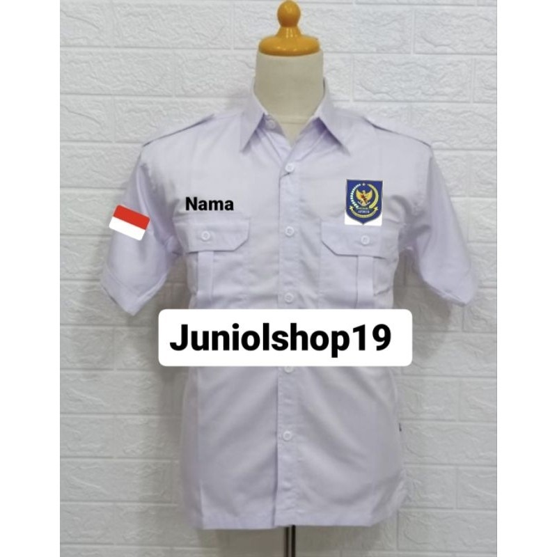 KEMEJA APDESI /SERAGAM APDESI BORDIR/SERAGAM PDH APDESI/KEMEJA COSTUM BORDIR