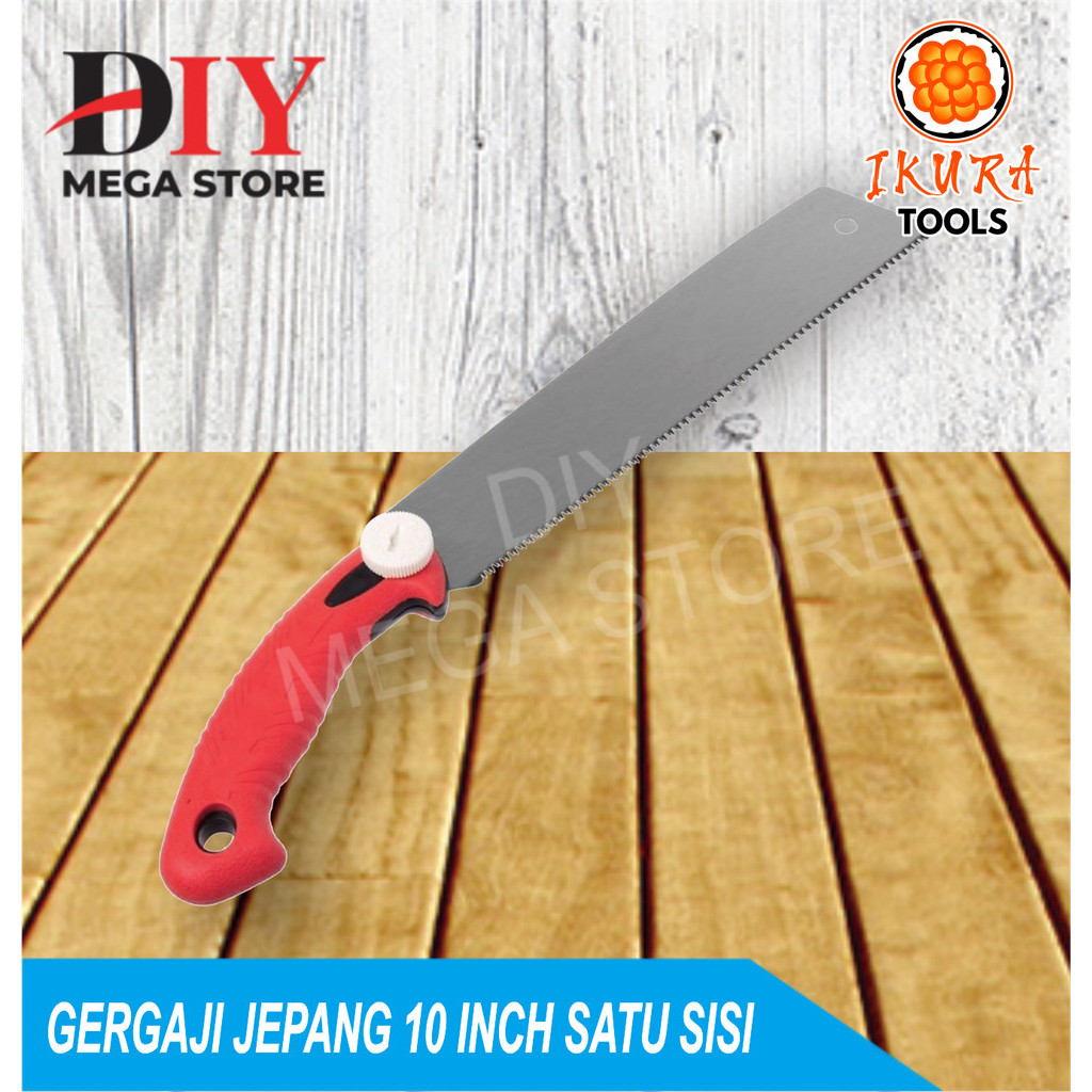 Gergaji kayu model ryoba jepang 1 sisi gergaji jepang ryoba tangan 10" Gergaji jepang ryoba satu sis