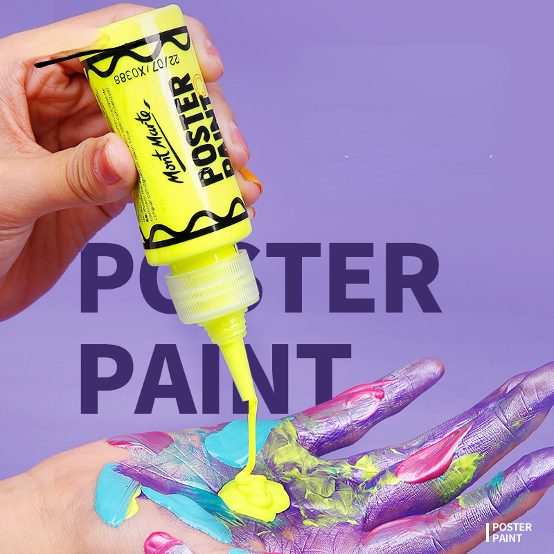 

6/12colors Metallic Finger Paint Set Children's Watercolor Washable Pigment DIY Hand-painted Fluorescence Art Supplies