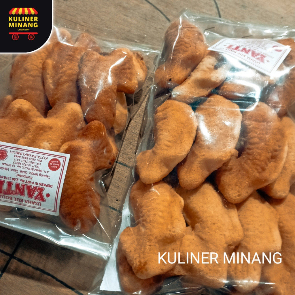 

Kuliner Minang Kue Bolu Ikan Oleh-Oleh Asli Cemilan Kampung Makanan Khas Payakumbuh Padang Jajanan Snack Kabau AX00