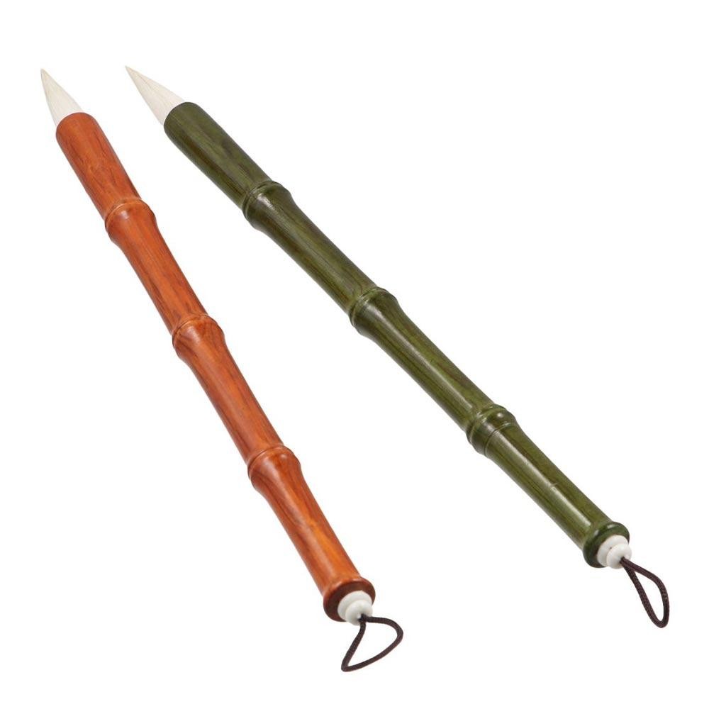 

Oil Watercolor Chinese Calligraphy Brush Wolf Hair Wood Scriptures Writing Brush Oil Painting Art Paint Brush Student