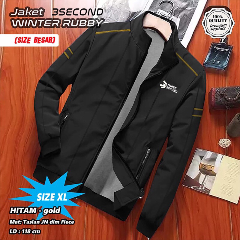 JAKET THREE SECOND PALING MURAH DAN TEBAL BOLAK BALIK COD ( BAYAR DI TEMPAT) BISA RIQUES GRATIS