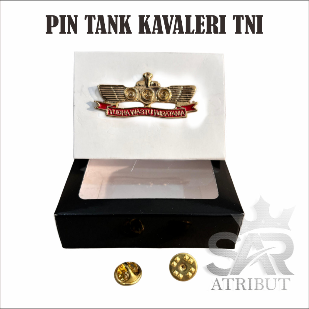 brevet wing pin lencana tank kavaleri bahan logam kavaleri