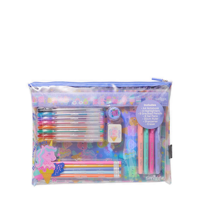 

Smiggle Happy Tales A4 Essentials Stationery Gift Pack - IGL482247LIL
