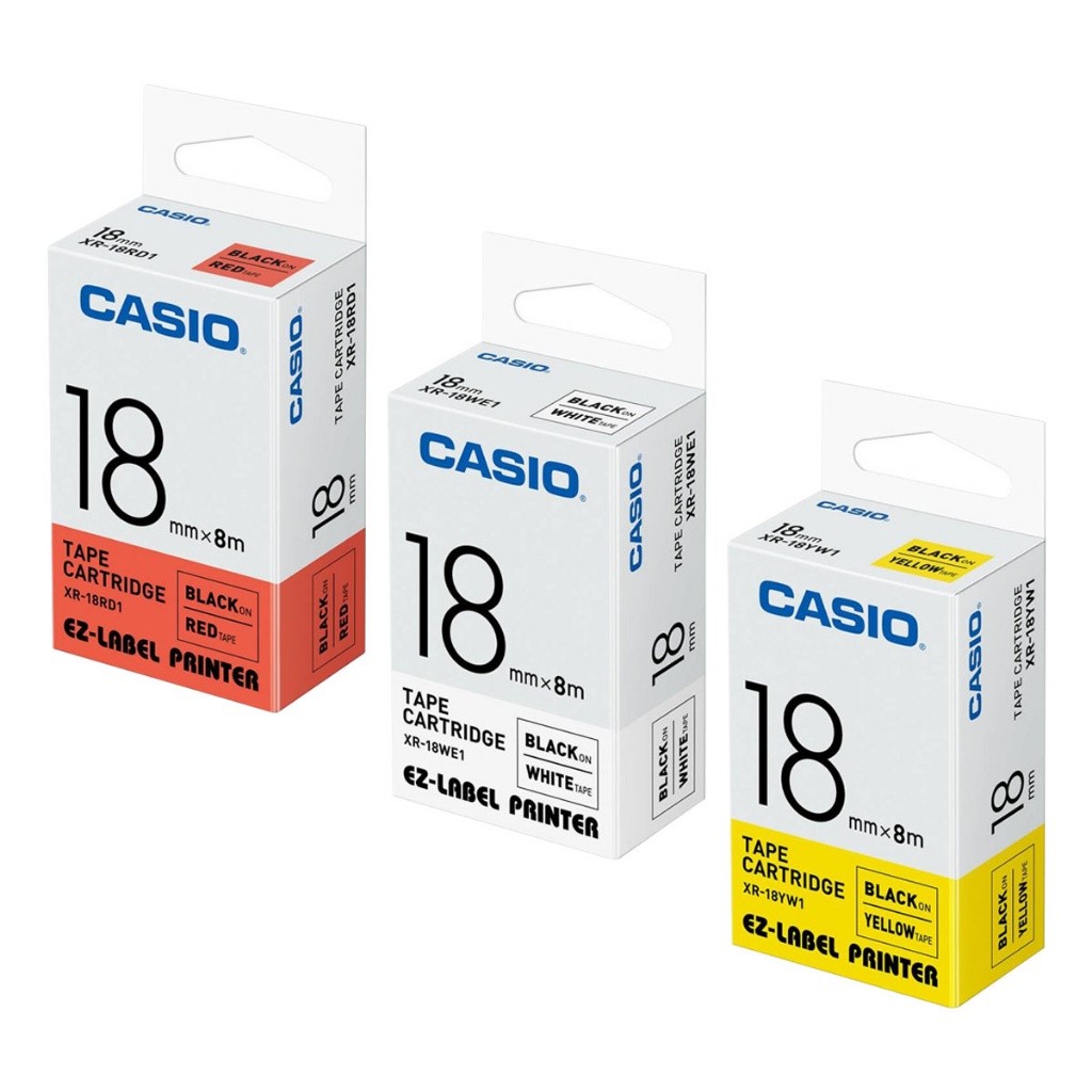 

Tape Cartridge Pita Label Casio XR-18 Label Print