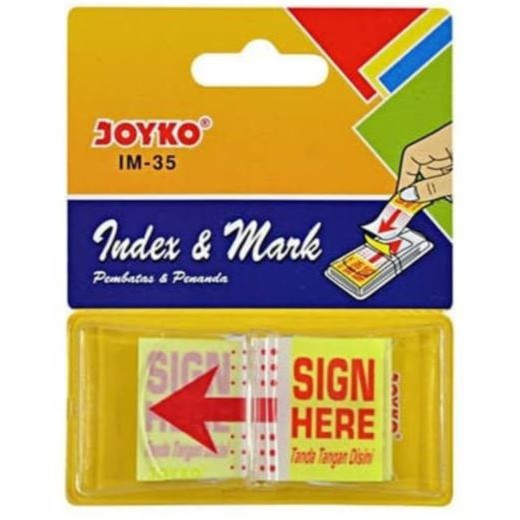 

Sign Here JOYKO IM35/Memo Stick Tempel/Stiker Sign Here