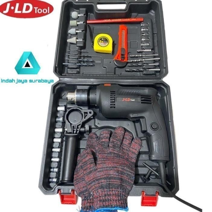 Promo Bor Listrik Impact JLD TOOL 8013 13mm fullset koper tembok