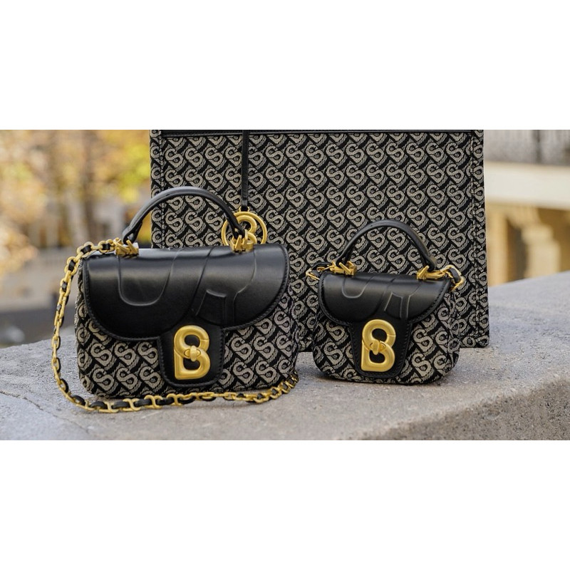 Buttonscarves Alma Bimu Jacquard Bag Small