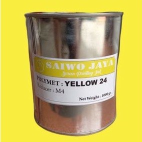 

SAIWO JAYA YELLOW 24 cat sablon plastik hdpp, sablon cup, sablon karung