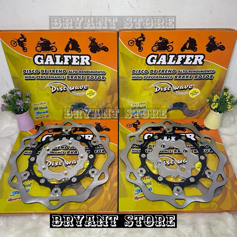 PIRINGAN DEPAN CAKRAM GALFER ORIGINAL VIETNAM 260MM BEAT SCOOPY GENIO SPACY MIO JUPITER Z MX F1ZR FI