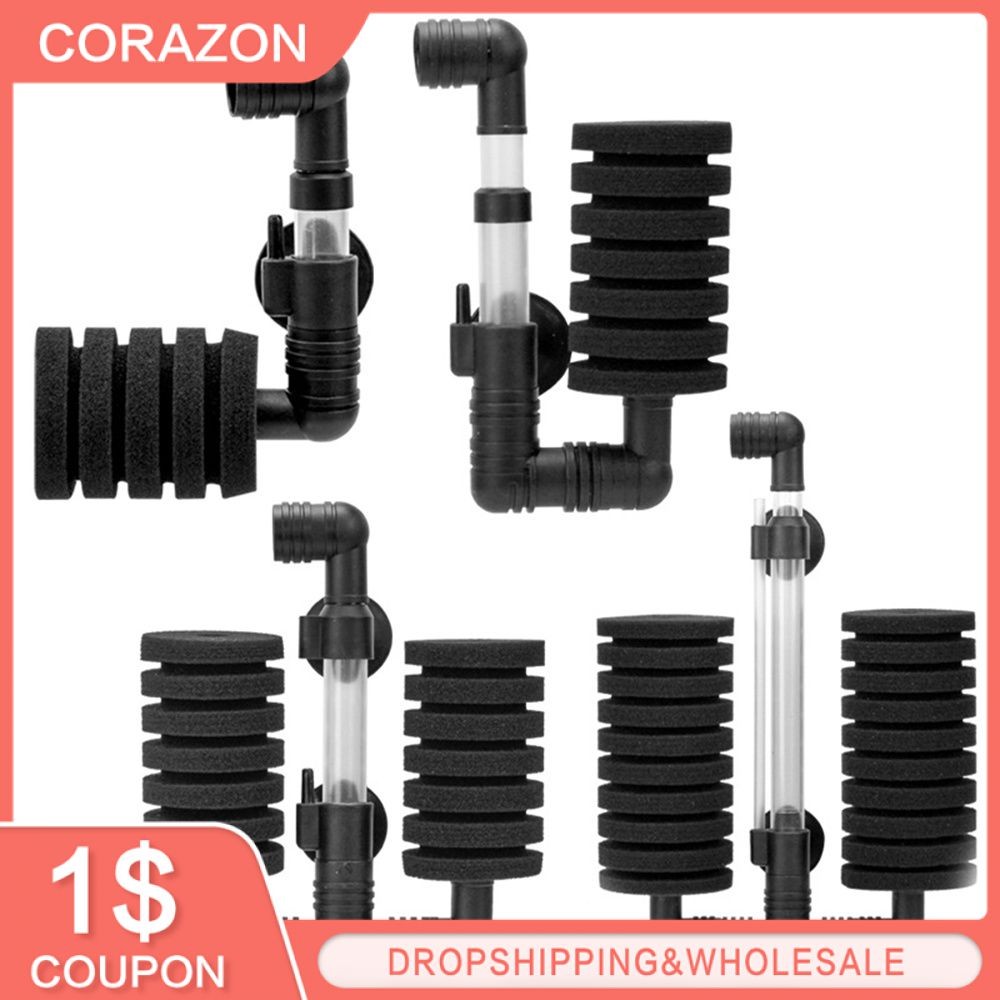 1PC Aquarium Sponge Filter Fish Tank Shrimp Pond Air Pump Biochemical Sponge Filter Bio Sponge Filte