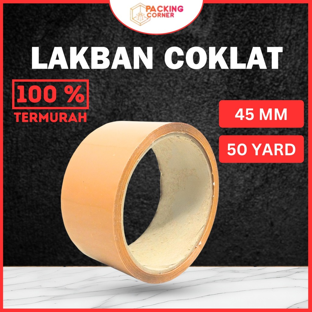 

Lakban Solatip Isolasi OPP Coklat 2 Inch 45mm x 50 Yard 45micron MURAH