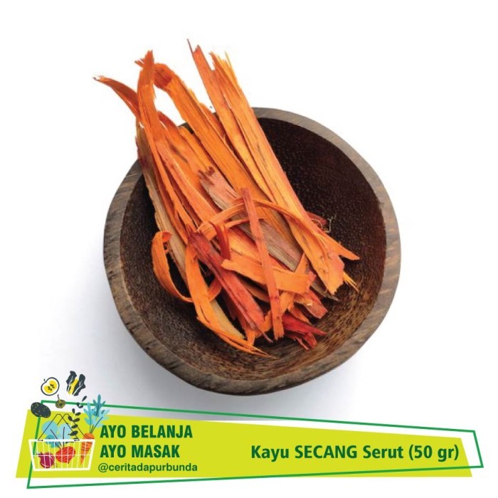 

KAYU SECANG SERUT per 50 gram [Kualitas Terbaik] Rempah
