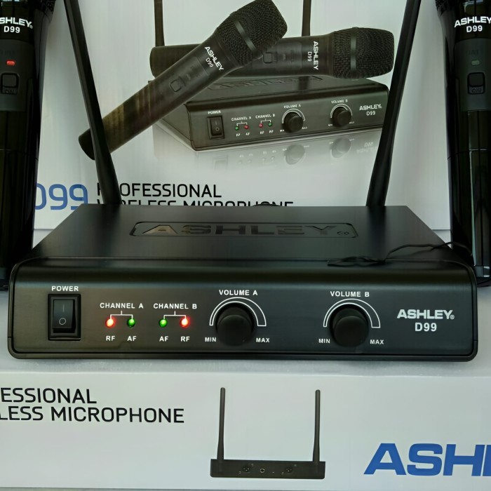 Microphone Ashley D 99 2Mic / Mic Wireless ASHLEY D99 Original