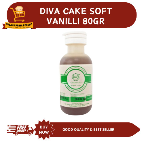 

DIVA Cake - Bread - Pastry Softener / Pengharum Aroma Kue - Vanili & Lemon (80 GR )