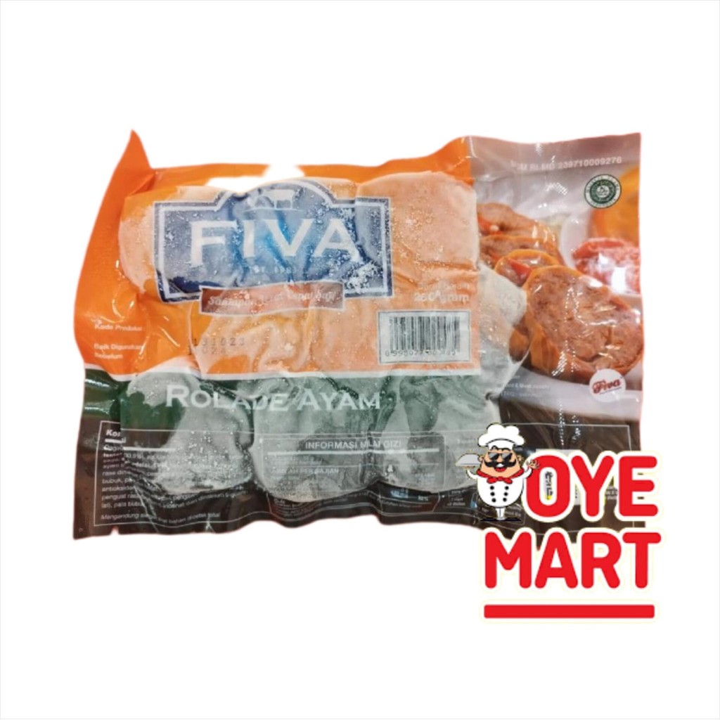 

FIVA ROLADE COIN AYAM ISI 9 250GR / DAGING AYAM KOIN