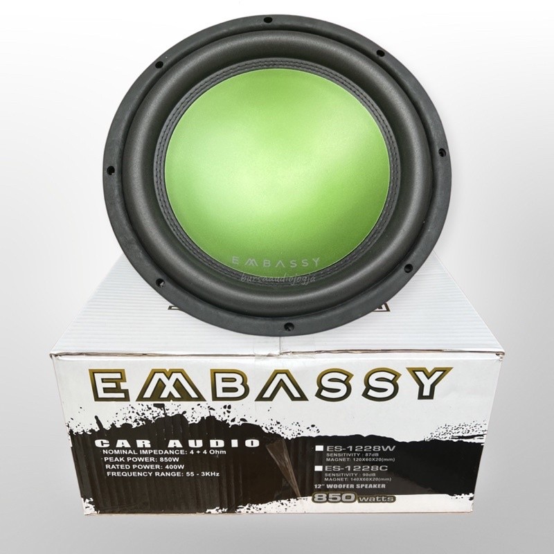 Subwoofer Embassy 12 inch es 1228c Double coil 850watts