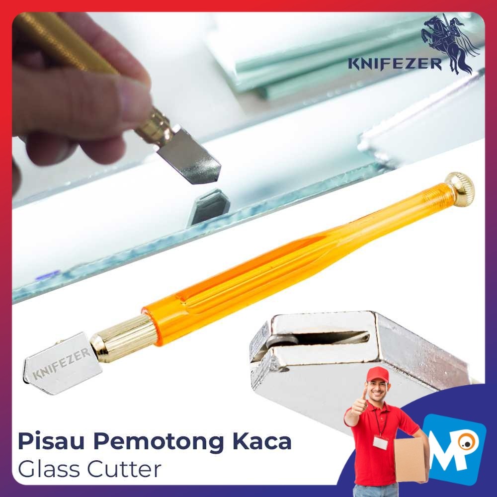 

KNIFEZER Pisau Pemotong Kaca Glass Cutter Diamond Cutting Tool - L9