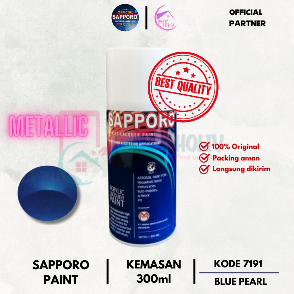 

7191 BLUE PEARL SAPPORO STANDAR 300ml Cat Semprot Pylok Pilok Pylox