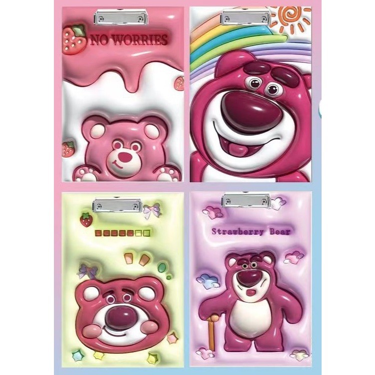 

Clipboard Papan Ujian Papan Jalan Klip A4 3D 3 Dimensi Alat Tulis Stationery GoK-ST0507 PinBe