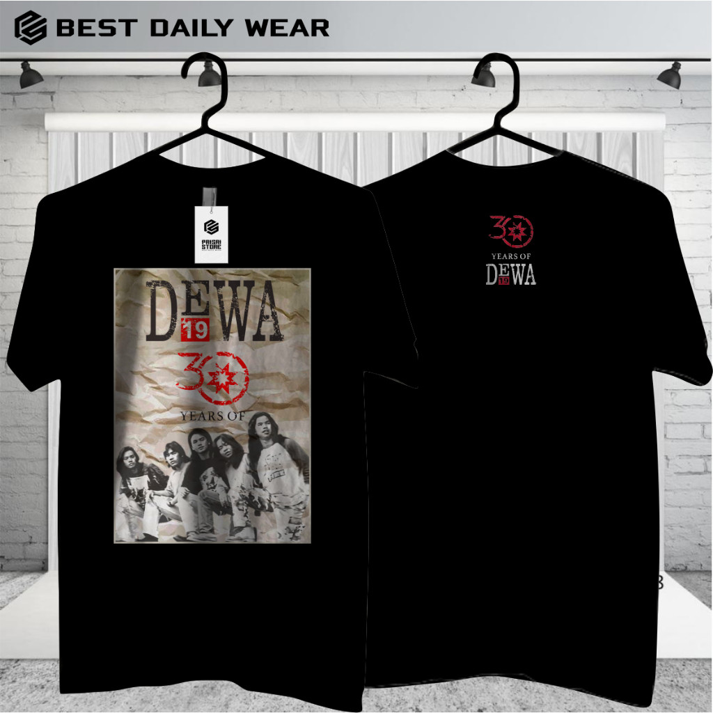 KAOS DEWA 19 PANDAWA LIMA | T-SHIRT BAJU BAND DEWA | KAOS ORIGINAL BAND DEWA