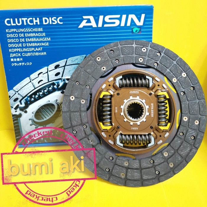 KAMPAS KOPLING CLUTCH DISC PRODO TOYOTA HIACE COMMUTER ORI AISIN JAPAN