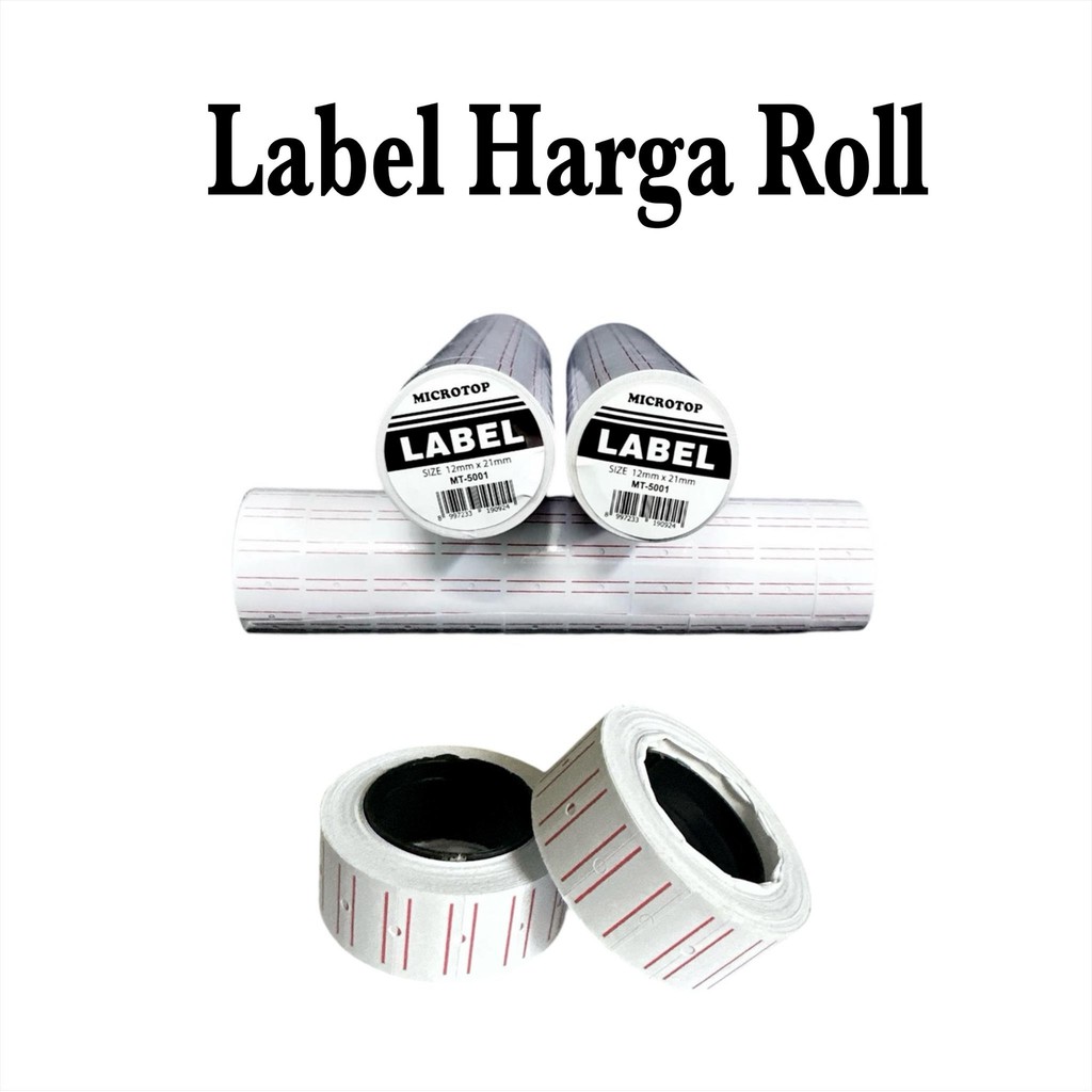 

[1 PCS] Kertas Label Harga Roll / Price Label (Pcs)