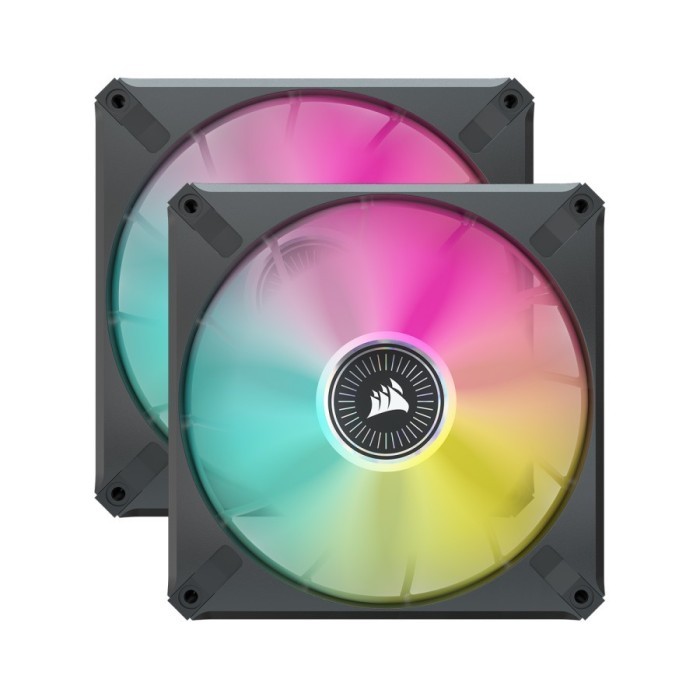 CORSAIR iCUE ML140 RGB ELITE Premium PWM Magnetic - 14CM Dual Fan