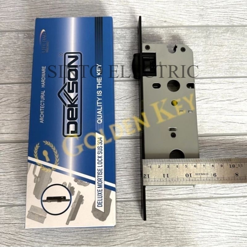 DEKSON MORTISE LOCK DEKSON MTS RL DL8485 MATT BLACK Mortise RL 8485 Black