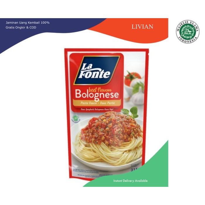 

lv La Fonte Saos Pasta Bolognese 315gr - Standard