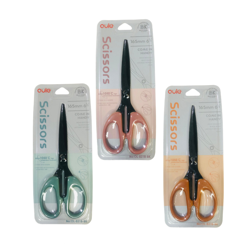 

Gunting Impor Oule Scissors 165mm & 140mm OL-8318 & OL-8317 Gunting Serbaguna Bahan Pelapisan Titanium Anti Karat - Satuan SHESB