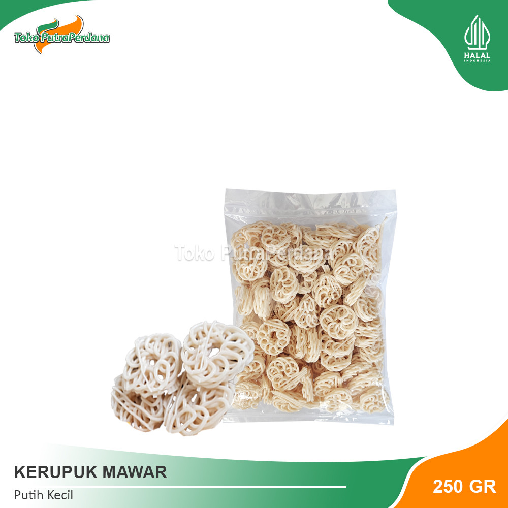 

KERUPUK MAWAR Putih Kecil 250gr