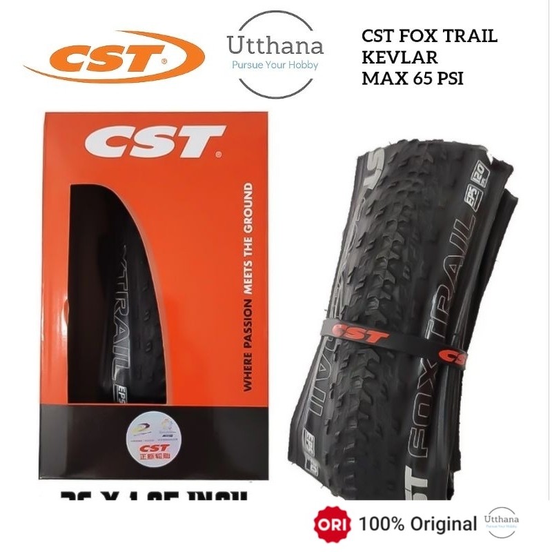 CST Foxtrail C-FT1 Ban Luar Sepeda MTB 26× 1.95 MTB Kevlar 120 TPI
