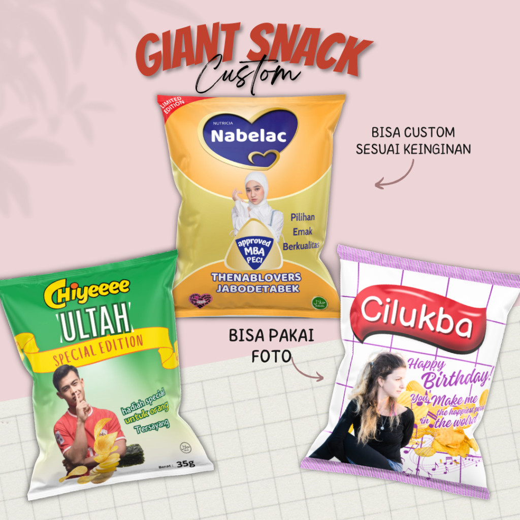 

POUCH SNACK CUSTOM JUMBO SATUAN ALA CHIKI